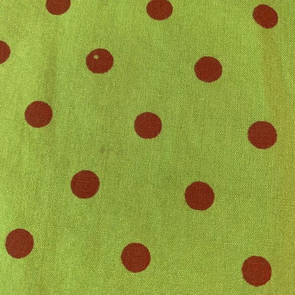 Rosalina Green and Red Smocked Dress - Picture 7 of 7